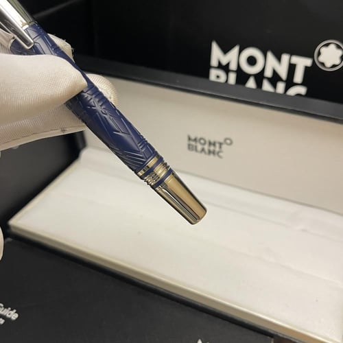 قلم مونت بلانك ستار ووكر سبيس بلو غطاء