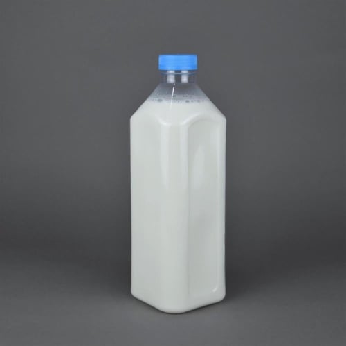 عبوة مستطيل شفاف 1.5 لتر