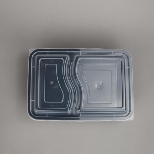 علب طعام مقسمة 2 أقسام