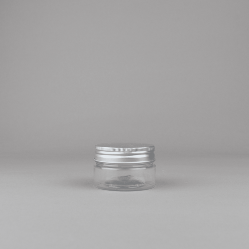 برطمان اسطواني 50 مل غطاء المنيوم