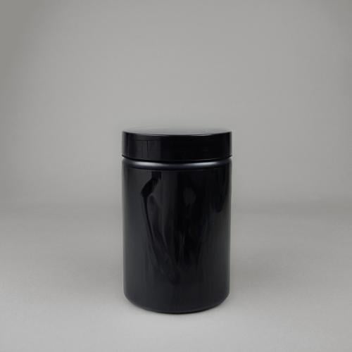 برطمان اسطواني أسود 550 مل