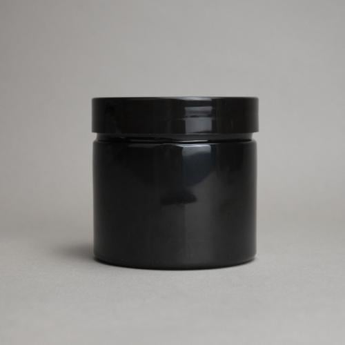 برطمان اسطواني اسود 300 مل