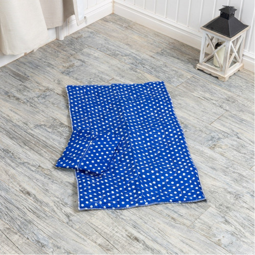 طقم سجادة اطفال قطعتين - أزرق