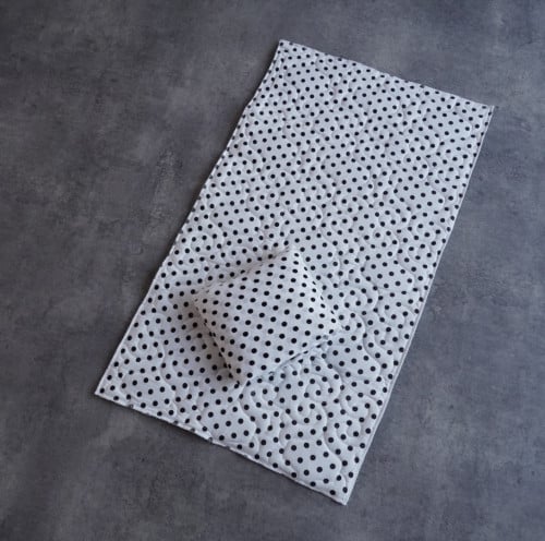 طقم سجادة اطفال قطعتين - أبيض