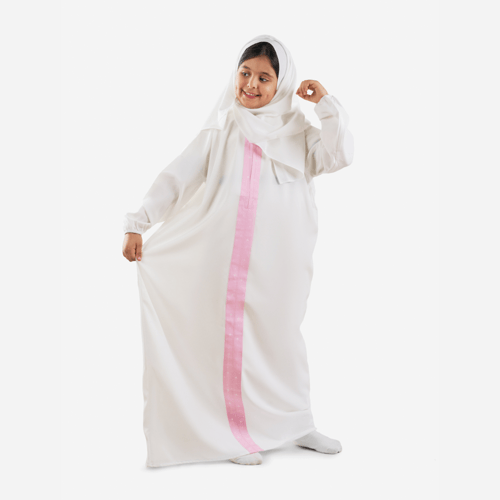 طقم صلاة للأطفال – تصميم محراب وردي – خامة ناعمة –...