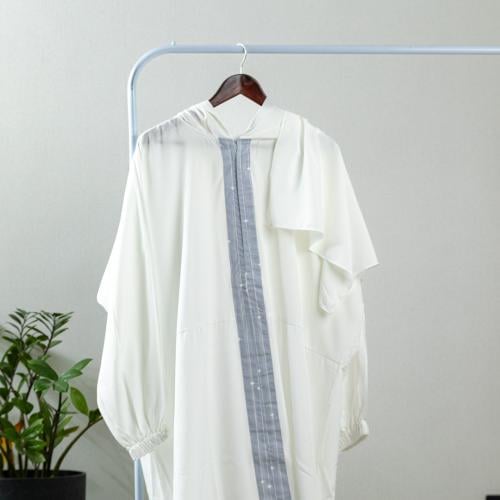 شرشف صلاة نسائي - رمادي