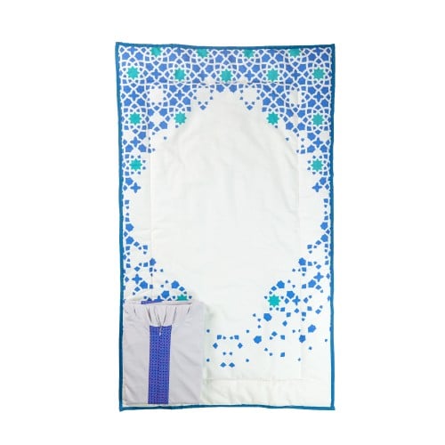 طقم صلاة نسائي - ازرق