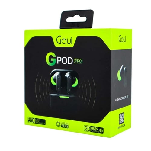 قوى - جى بود برو سماعة لاسلكية نع خاصية إلغاء الضو...