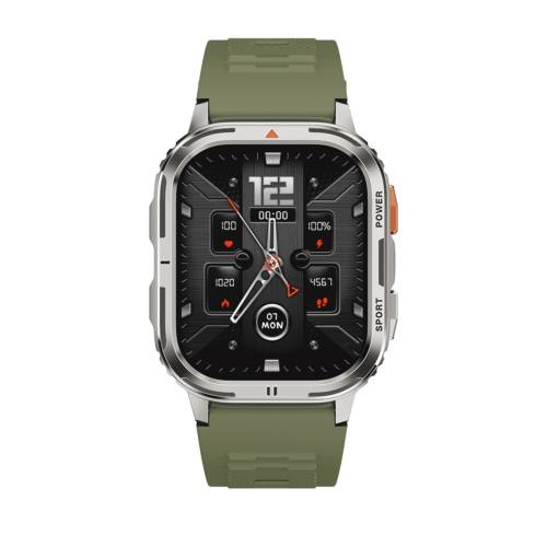 سونيك - T66 - ساعة ذكية مقاومة للماء - لون فضى