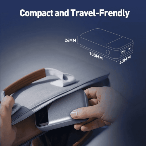 جودا - بطارية بسعة 10000 ملي امبير بقوة 33 واط بي...