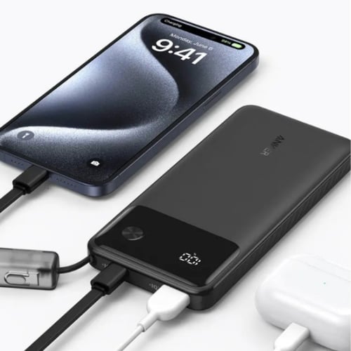 انكر بطارية متنقلة بسعة 10000 ملي امبير بقوة 22.5...