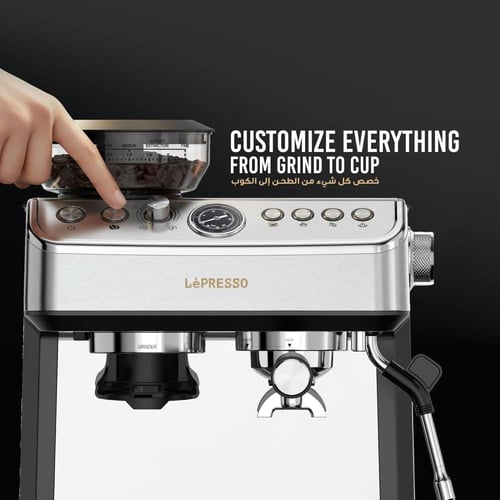 ليبريسو - ماكينة قهوة اسبريسو 19 بار - سعة 2.8 لتر...