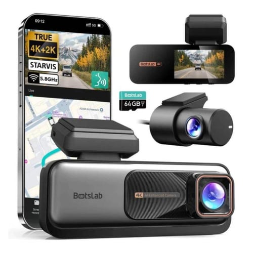 بوتسلاب - داش كام G980H Pro كاميرا امامية 4K وخلفي...