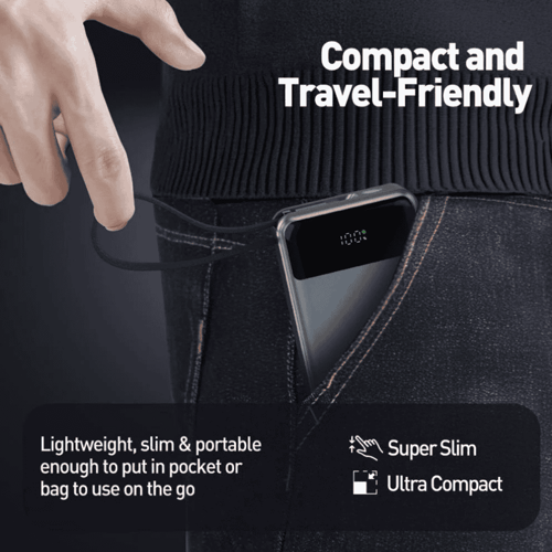 جودا - بطارية بسعة 20000 ملي امبير بقوة 33 واط بي...