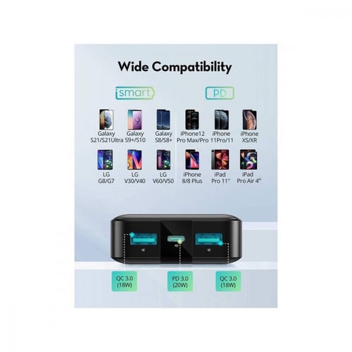 راف باور بطارية بايونيير 20,000 ملي امبير بي دي 20...