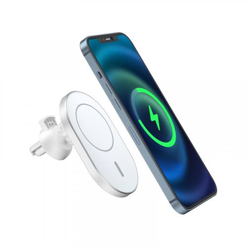 wiwu قاعدة جوال للسيارة بنظام الشحن الاسلكي MagSai...