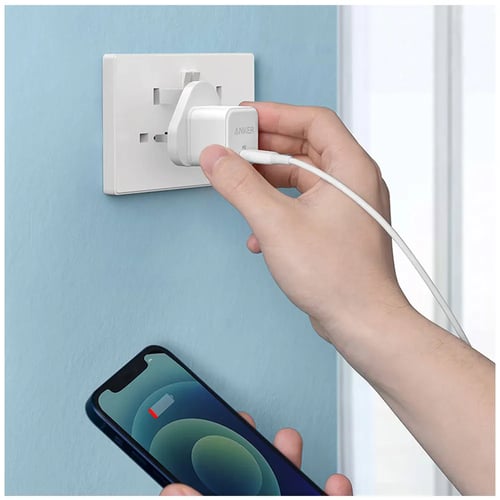 انكر شاحن جداري باور بورت بقوة 20 واط بمنفذ تايب س...