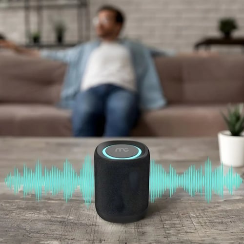 MyCandy مكبر صوت بلوتوث 15 وات Bass Master، أسود