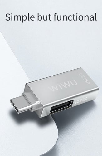 وصلة USB-C الى 2 مخرج USB لنقل البيانات من WIWU