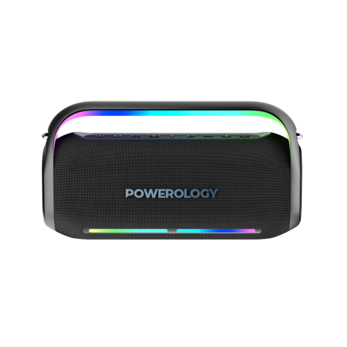 باورولوجى - مكبر صوت كاريوكى 150 واط مع ميكرفون وج...