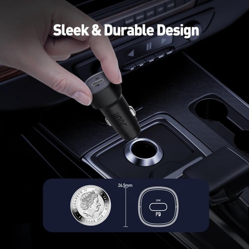 جودا - تيوب 20 شاحن سيارة بمنفذ بى دى بقوة 20 واط