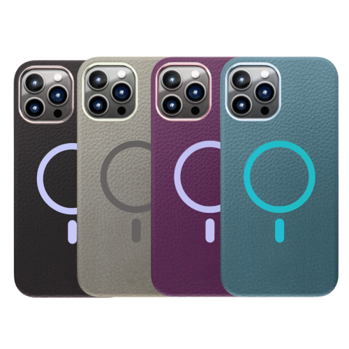 Syndee - كفر حماية جلد ماج سيف للايفون 16 برو