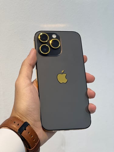 استكر اطراف ذهبية للايفون