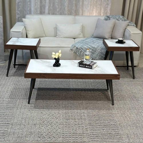 طقم طاولات شاي 3 قطع