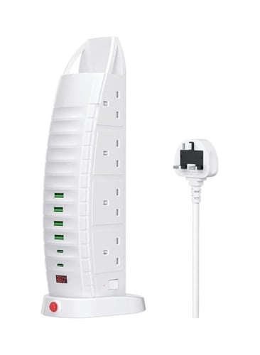 توصيلة برج العرب 14 في 1 8 منافذ تيار 4 منافذ USB1...