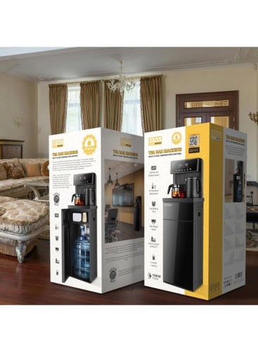 ماكينة شاي وماء متعددة الوظائف مع شاشة عرض LED وتح...