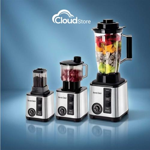 خلاط سلفر كرست 8 في 1 بقوة 800 واط محضر الطعام الع...