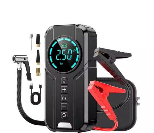 منفاخ واشتراك سيارة و باوربانك + مضخة