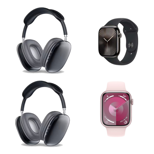 سماعتين + ساعتين