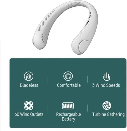 مروحة تبريد محمولة للرقبة - Ambient