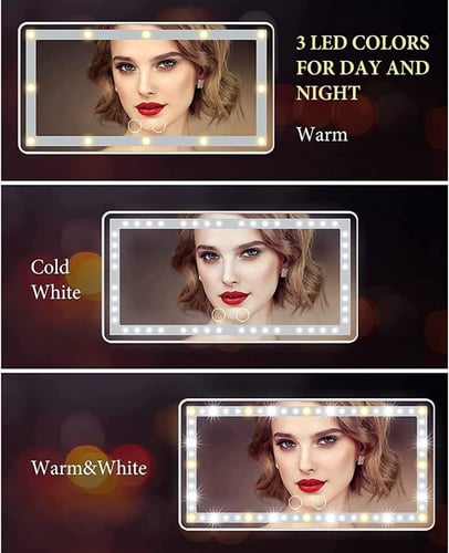 مراية للسيارة بإضاءة