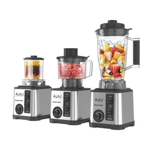 خلاط سلفر كرست 8 في 1 بقوة 800 واط محضر الطعام الع...
