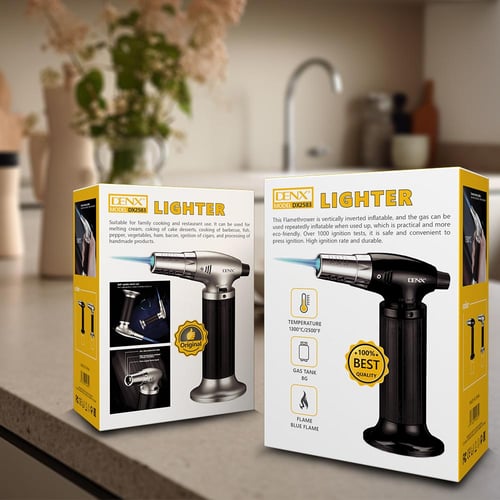 ولاعة غاز بدرجة حرارة 1300°C، مع تقنية إشعال 012يص...