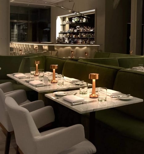 مصباح بإضاءة LED متنقلة قابلة للشحن