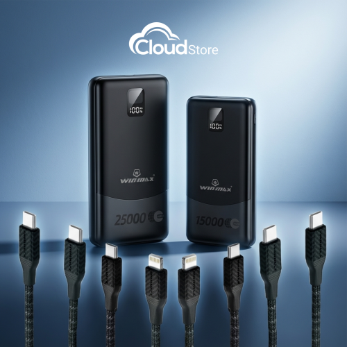 2 باور بانك + 4 كيابل PD