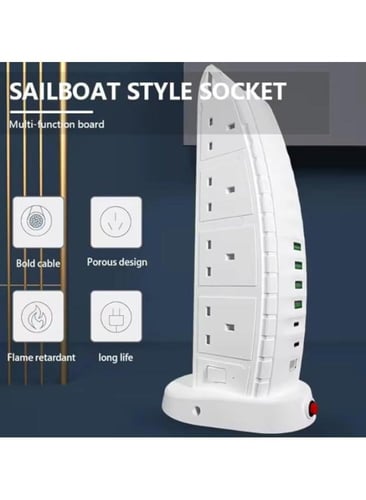 توصيلة برج العرب 14 في 1 8 منافذ تيار 4 منافذ USB1...