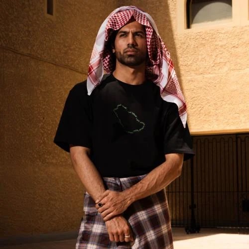 Designed with saudi pride - oversized unisex T-shirt