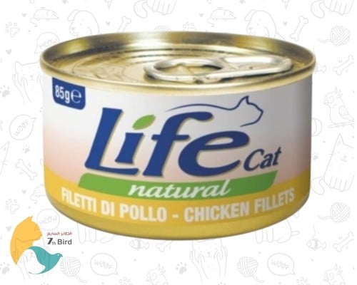 لايف كات طعام رطب للقطط بالدجاج 85g