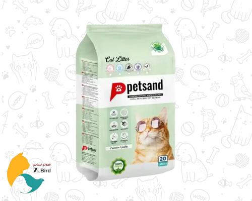 بت ساند رمل بنتونيت أبيض طبيعي بروائح متعددة 20L