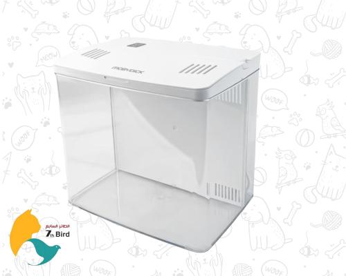 حوض اسماك مع اضاءة LED من سيفن بيرد 19*19*13 cm