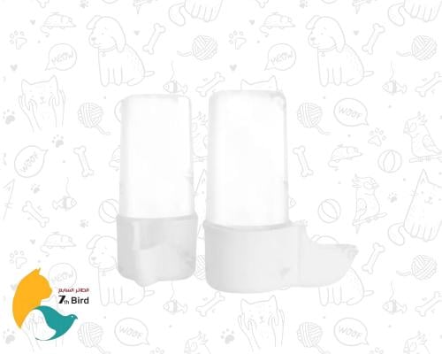 نوبليزا مشربية بلاستيكية للطيور 9.5*4*7.5 cm