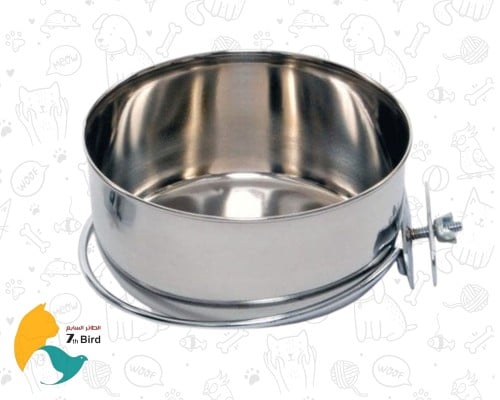 وعاء تغذية للحيوانات الاليفة مصنوع من الستالس ستيل...