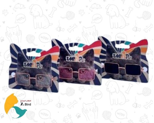 نظارات شمسية للقطط ذات عدسات مربعة الشكل من سيفن ب...