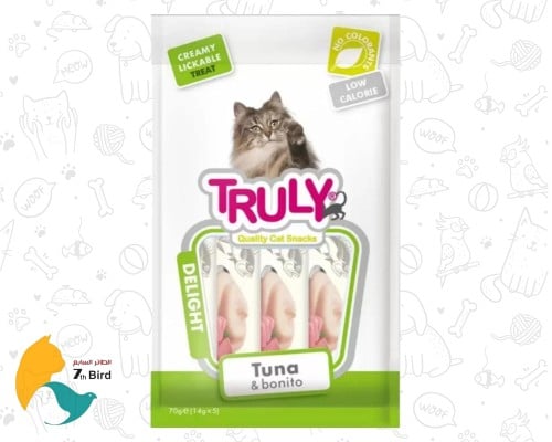 ترولي مكافات القطط بالتونا والبونيتو 14g×5