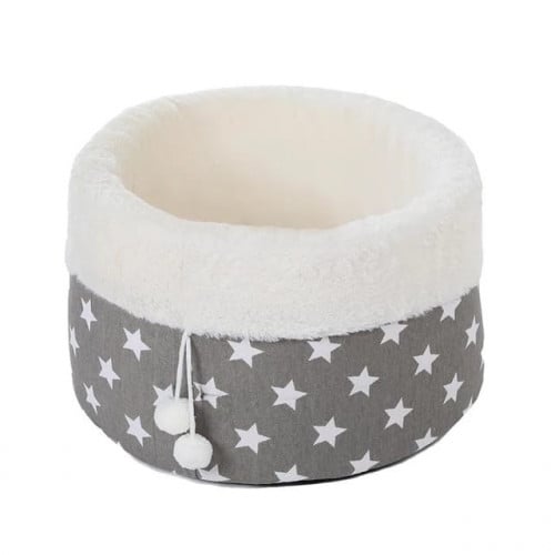 سرير فرو دائري الشكل للقطط من سيفن بيرد على شكل سل...