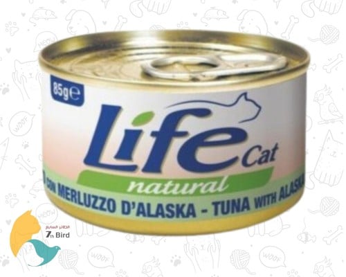 لايف كات طعام رطب للقطط بالتونا مع بولوك الاسكا 85...